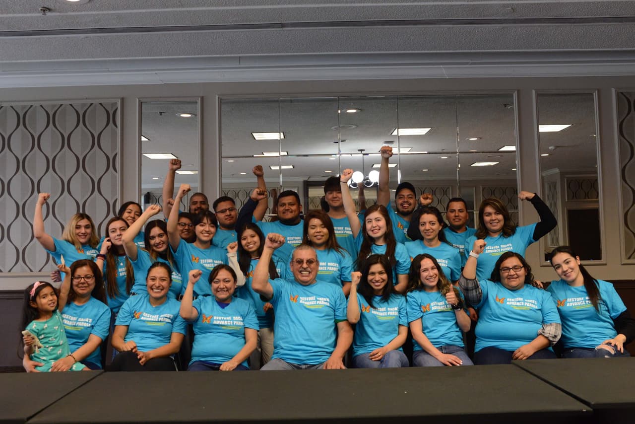 Un grupo de 40 dreamers pasó cuatro días en Washington DC para abogar por el restablecimiento del advance parole, un permiso de viaje que permitía a los beneficiarios de DACA salir al extranjero por motivos humanitarios o para continuar sus estudios o desarrollar su profesión.