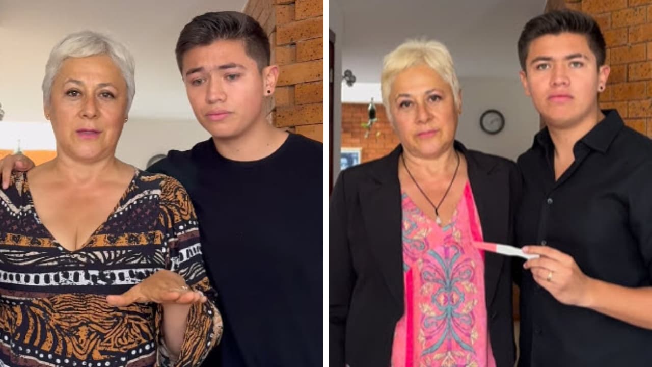 Alina Lozano y Jim Velásquez muestran las pruebas que confirman no hubo embarazo