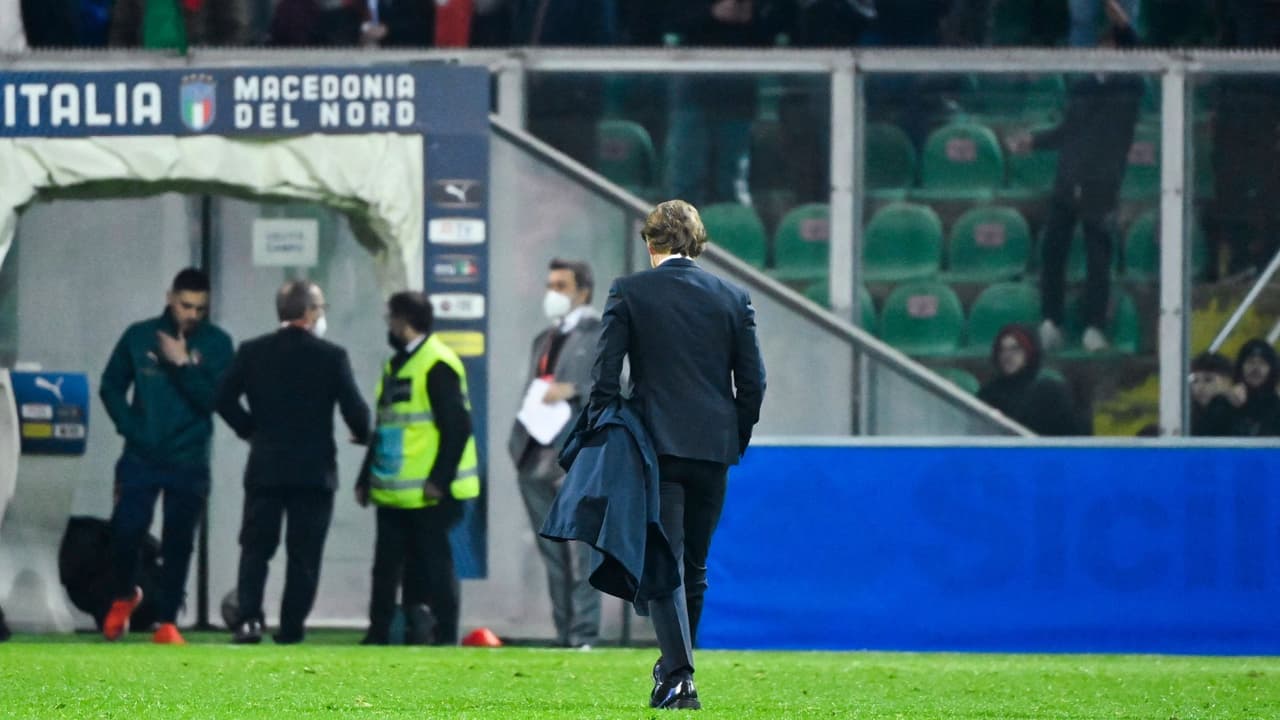 Roberto Mancini tras eliminación de Italia: “La desilusión es tan grande para hablar de futuro”