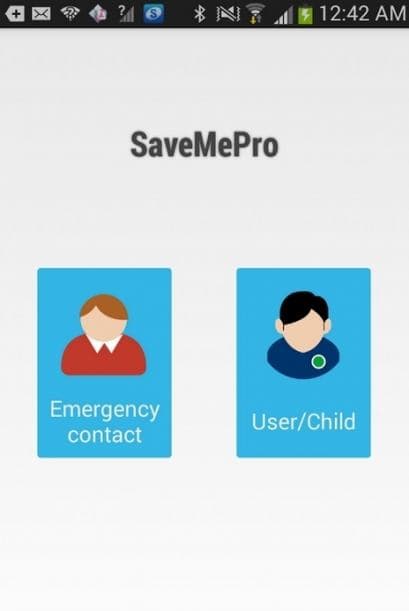 Con apretar el botón de bloqueo de pantalla ocho veces, Save Me manda un mensaje de alerta.