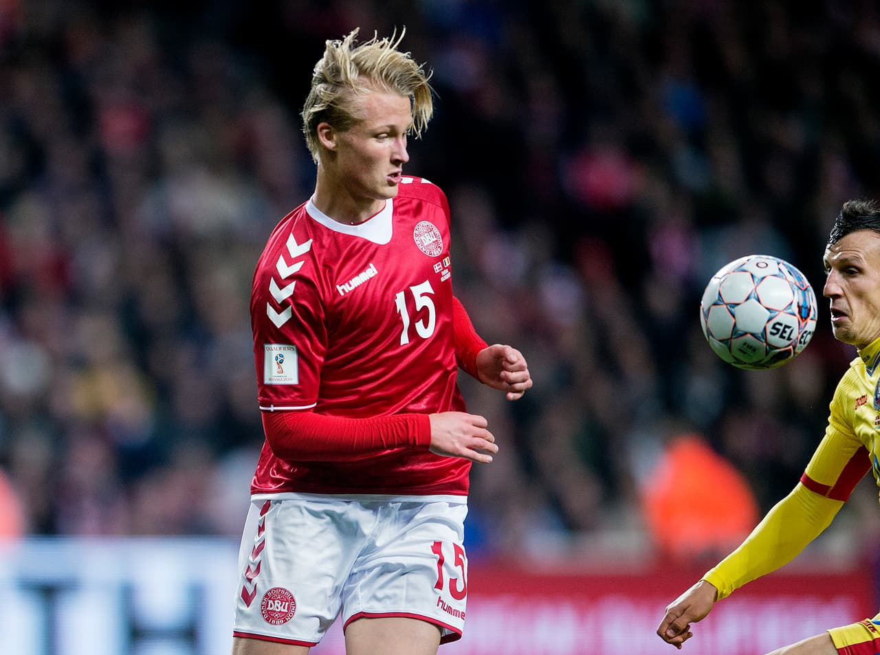 <b>15. Kasper Dolberg </b>(Dinamarca) - 20 años