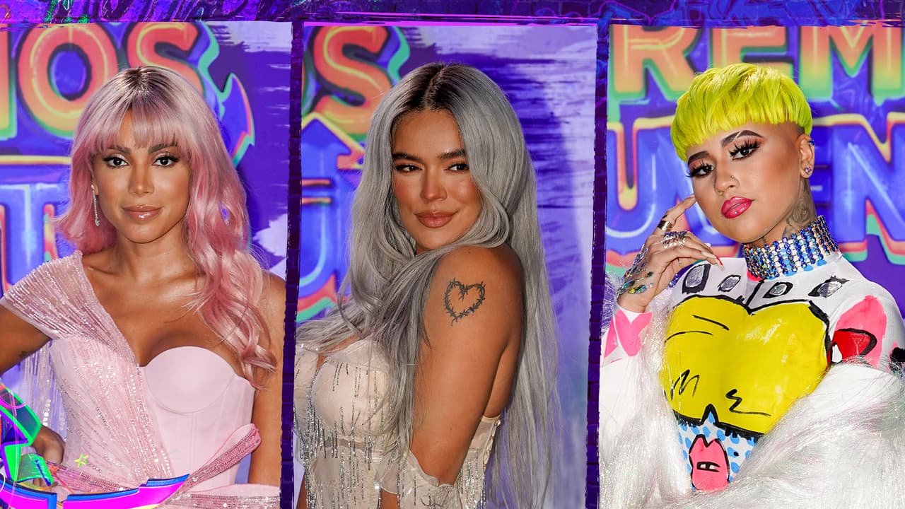 Tintes y tonos neón: los famosos que lucieron la tendencia de moda en el cabello para Premios Juventud