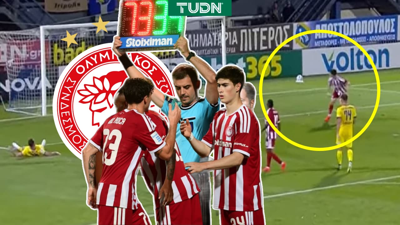 Hormiga González falla un gol cantado en su debut con Olympiacos en Grecia
