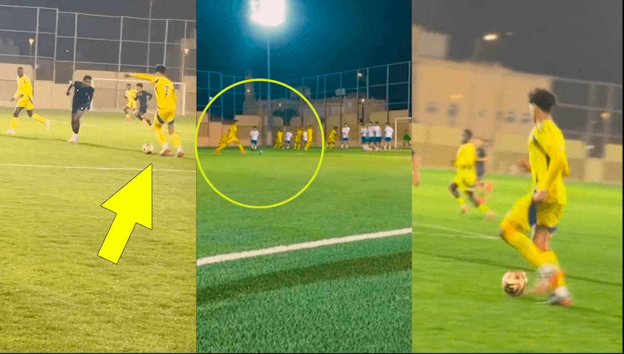 Hijo de Cristiano Ronaldo brilla con dos golazos con equipo juvenil del Al-Nassr