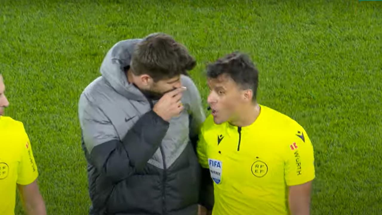 Gerard Piqué: “Eres el árbitro que más nos has jodido”