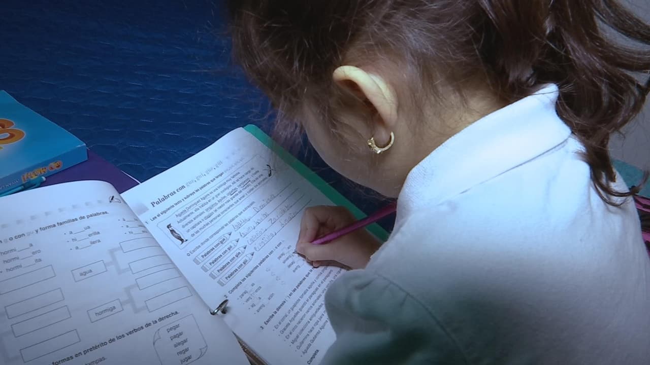 Arlette está estudiando más duro que antes para lograr mejorar su puntaje en los exámenes de Common Core.