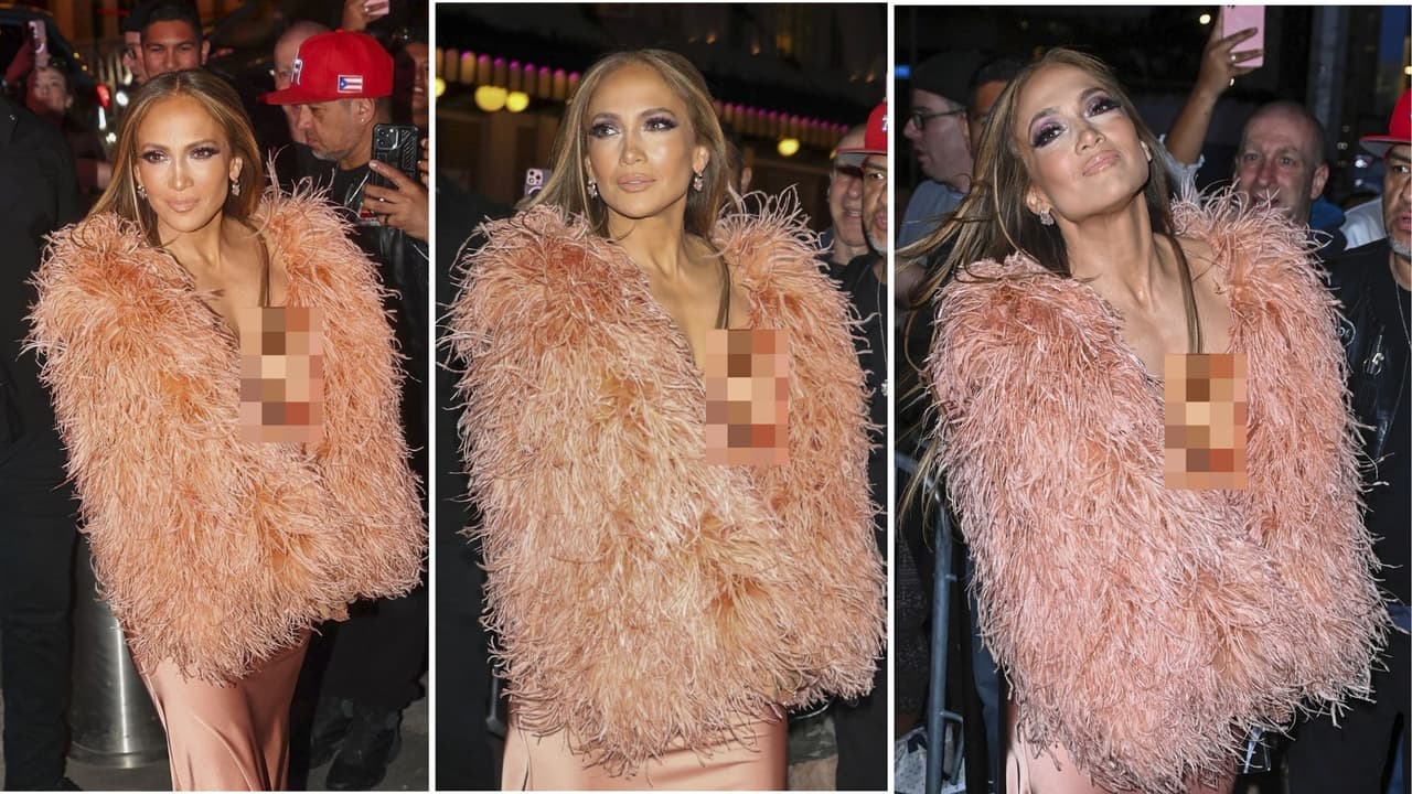 JLo sufrió problema de vesturio.