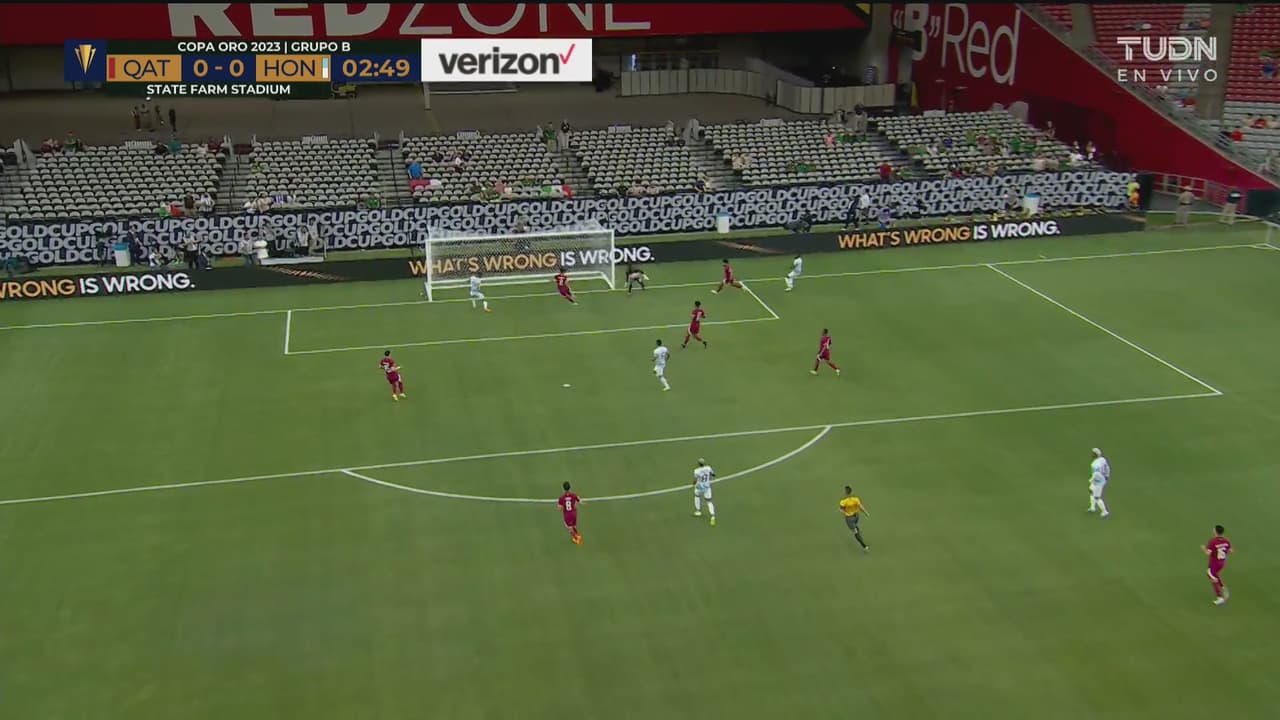 ¡No logró su cometido! Honduras se pierde el primer gol ante Qatar