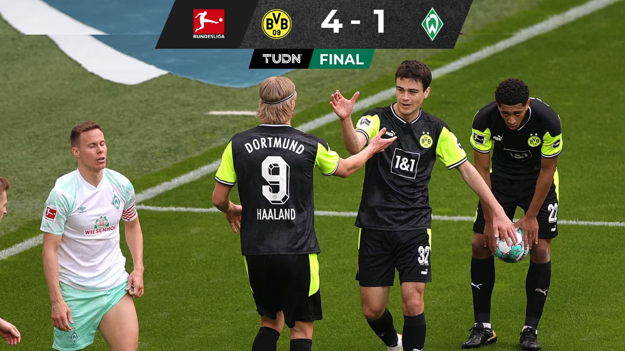 Gio Reyna mete gol en juego Borussia Dortmund ante Werder Bremen
