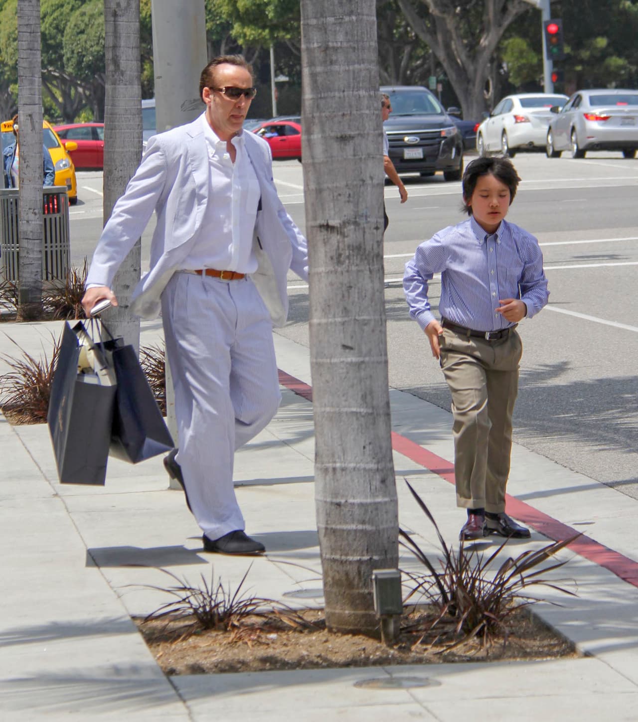 Aun así, él tiene sus escapadas para disfrutar de un momento sólo con su hijo.