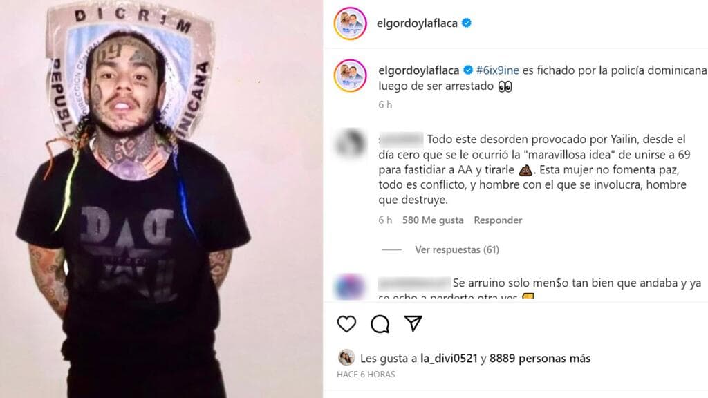 Tekashi fue fichado así en República Dominicana.