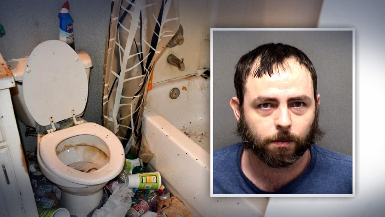 Arrestan a pareja que vivía con cuatro niños entre basura, comida vieja y ratas