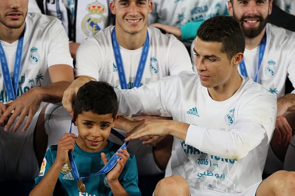 Es bien sabido que para Cristiano Ronaldo no existe mayor debilidad que el amor por sus hijos y quedó nuevamente de manifiesto.