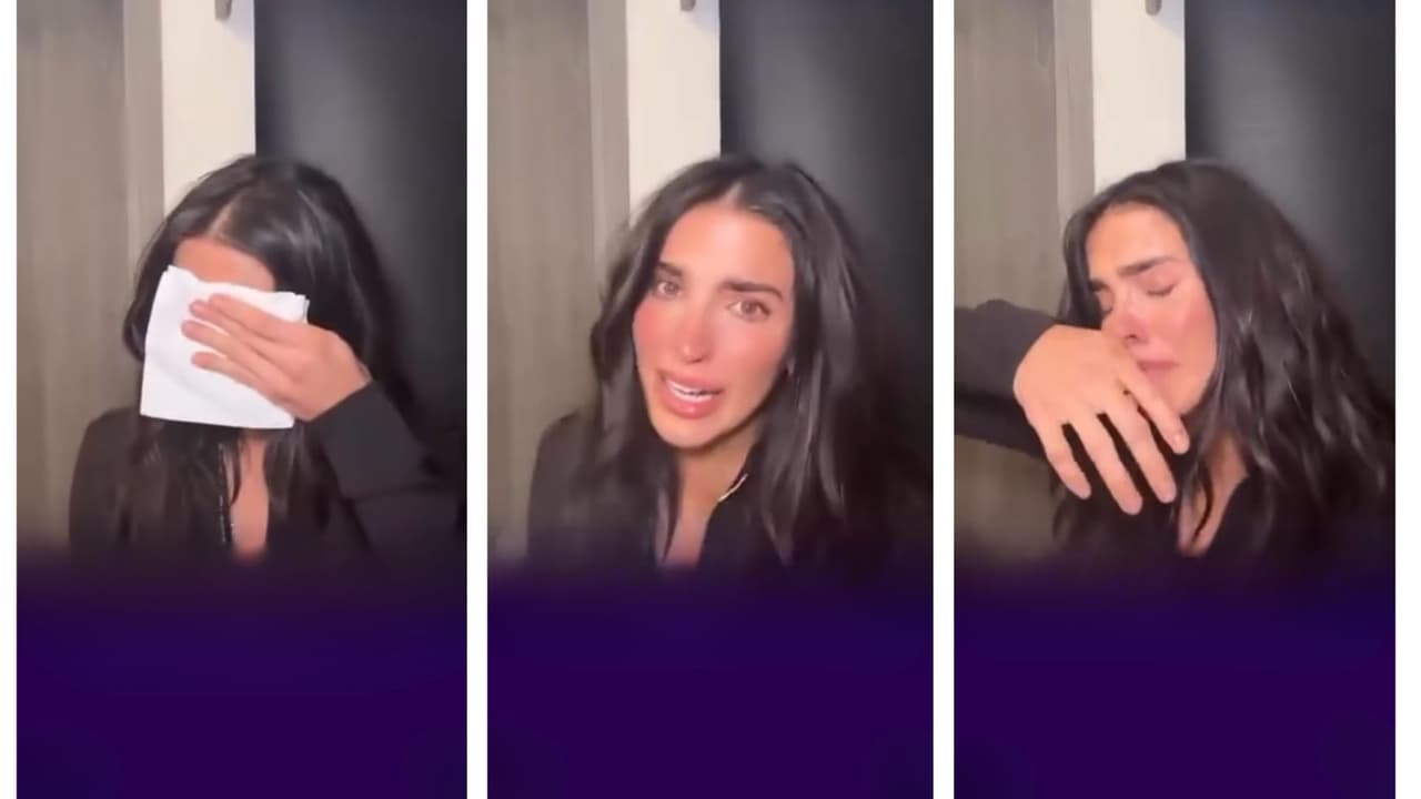 Bárbara de Regil se quebró en llanto ante la partida de su hija Mar.