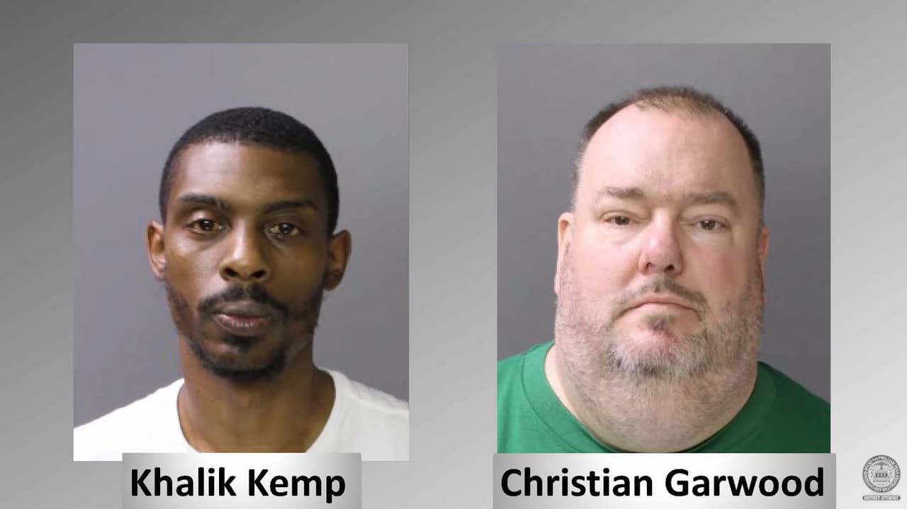 Los cuatro detenidos enfrentan cargos criminales y fueron ingresados al centro correccional de Bucks County.