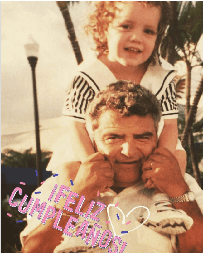 Don Francisco y su nieta, Nicole Numhauser