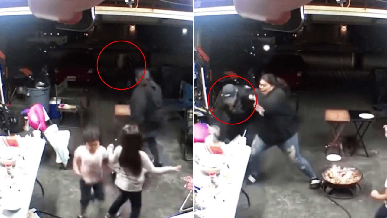 "¡Aléjate de mis hijos!": Madre enfrentó a un intruso que entró en su casa