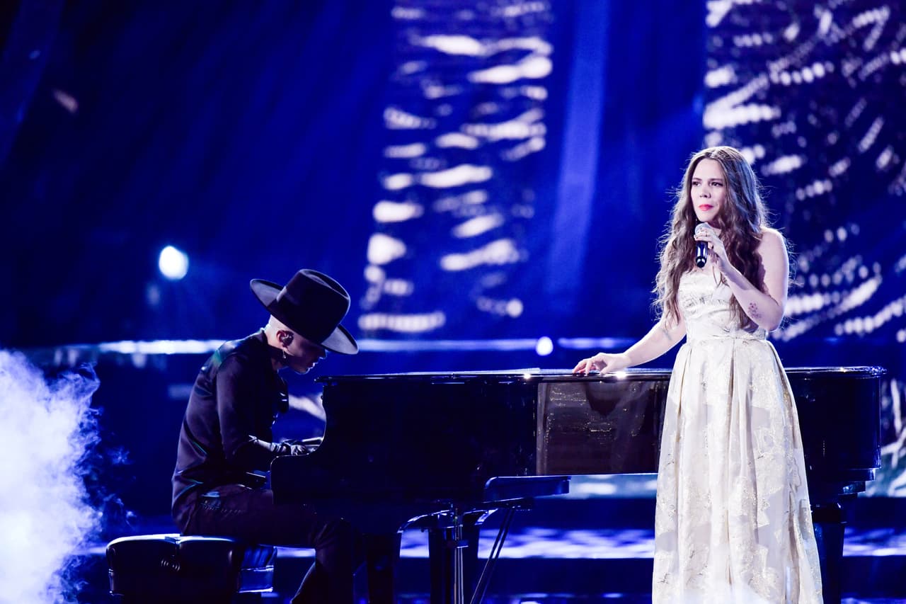 Quienes sin duda demostraron su gigantesco talento fueron el dueto Jesse & Joy.