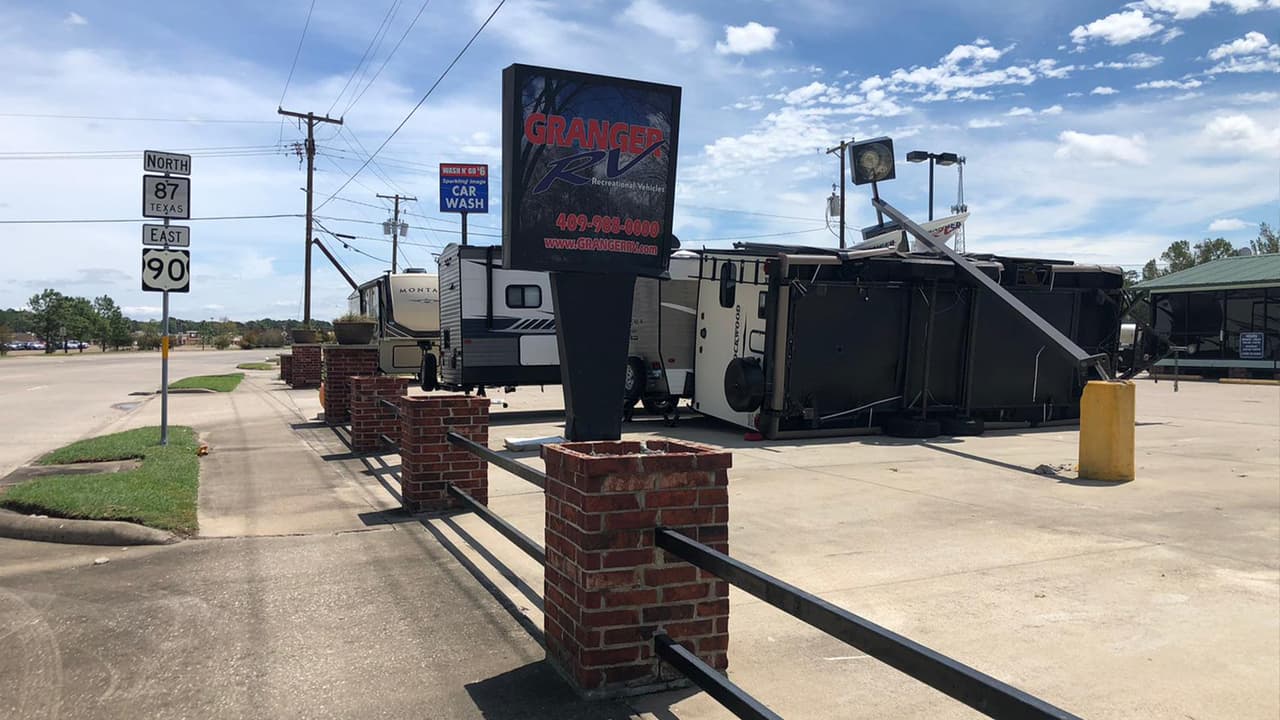 Antes de la llegada del huracán Laura a territorio texano, las autoridades emitieron una declaración de evacuación obligatoria en Orange.