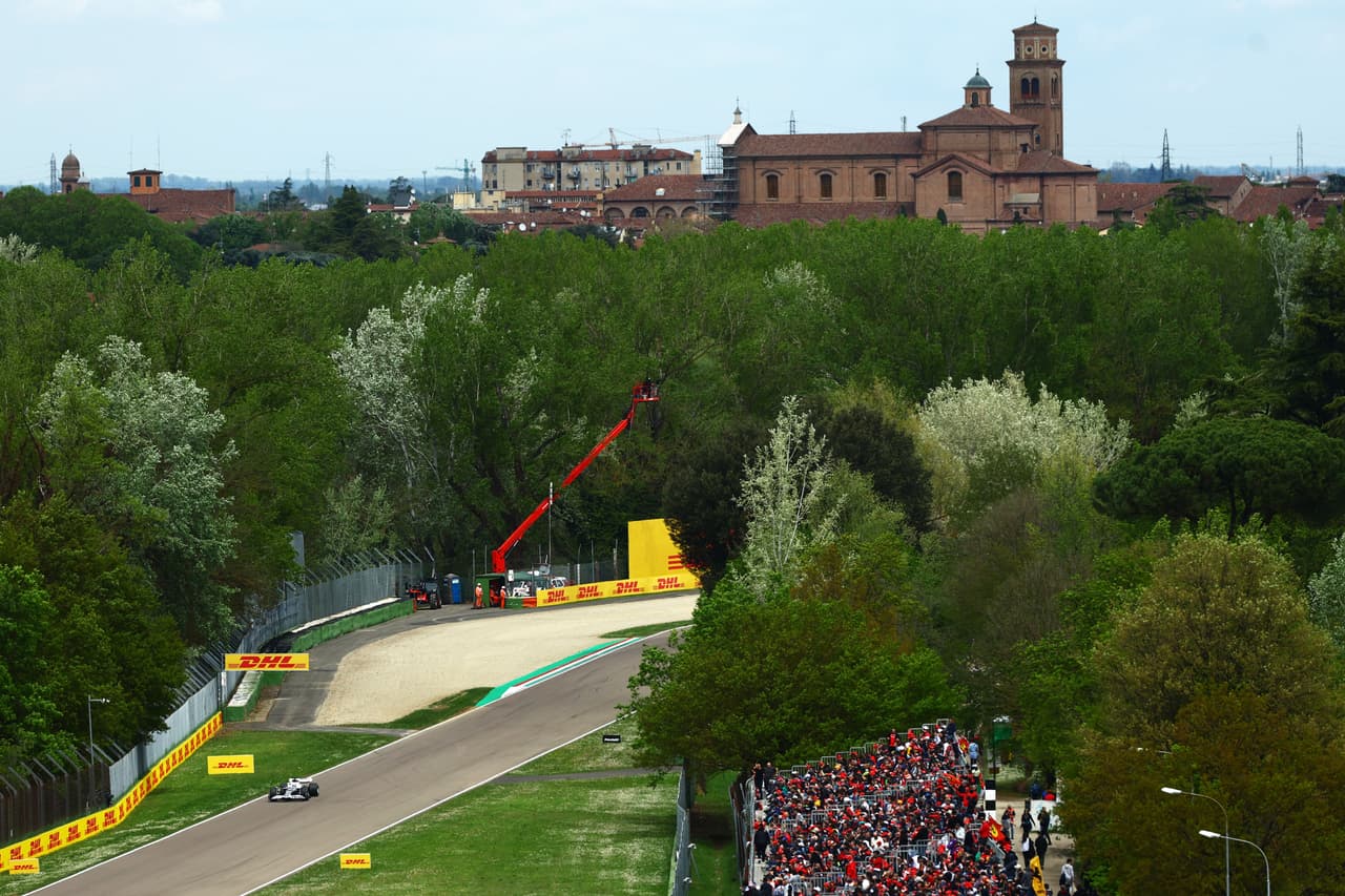 Las curvas eran uno de los factores muy importantes a considerar este fin de semana en Emilia-Romaña.