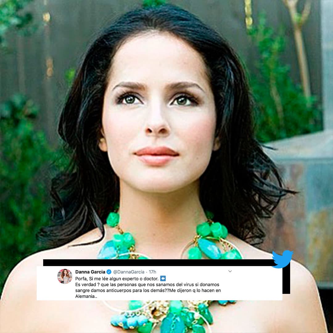 Además, ella piensa en cómo puede ayudar y por eso pregunta a los expertos: “¿es verdad que las personas que nos sanamos del virus si donamos sangre damos anticuerpos para los demás? Me dijeron que lo hacen en Alemania…”.