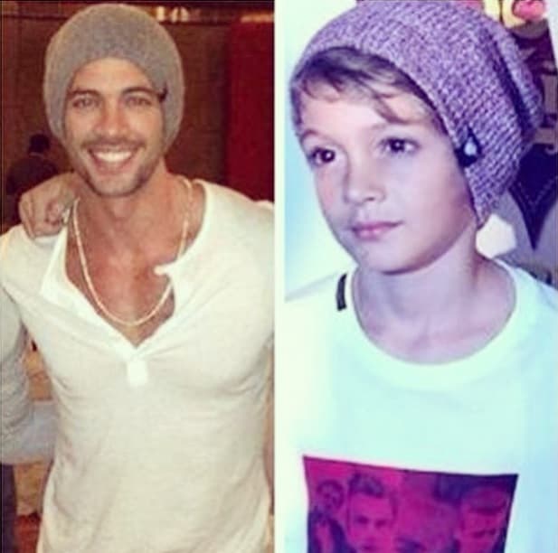 Además los dos son guapísimos, de William heredó los bellos ojos.