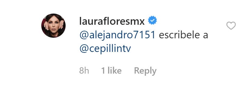 La cantante no tardó en contestar el mensaje sugiriéndole que él mismo lo podía contactar a través de Instagram.
<br>