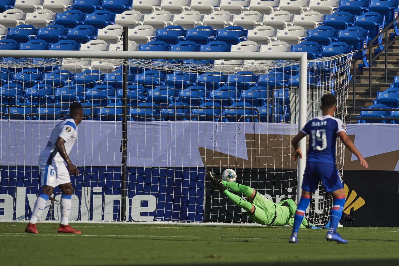 Y a los 22 minutos la insistencia haitiana pagó frutos cuando Steeven Saba logró abrir el marcador.