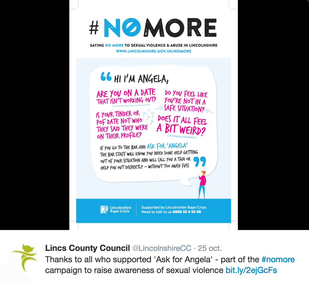 ¿Te sientes en peligro? Pregunta por Angela