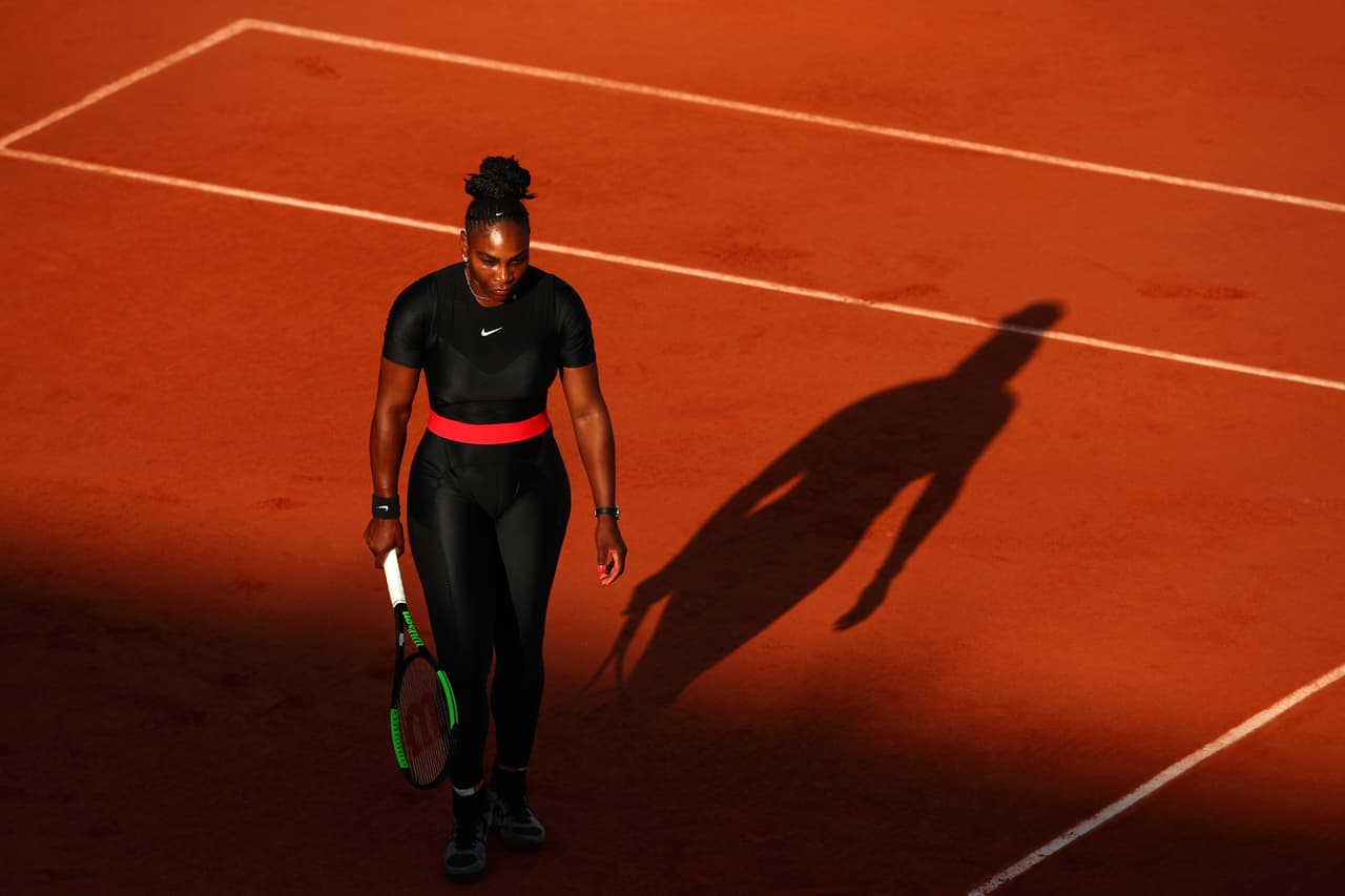Así luce el outfit 'prohibido' de Serena Williams.