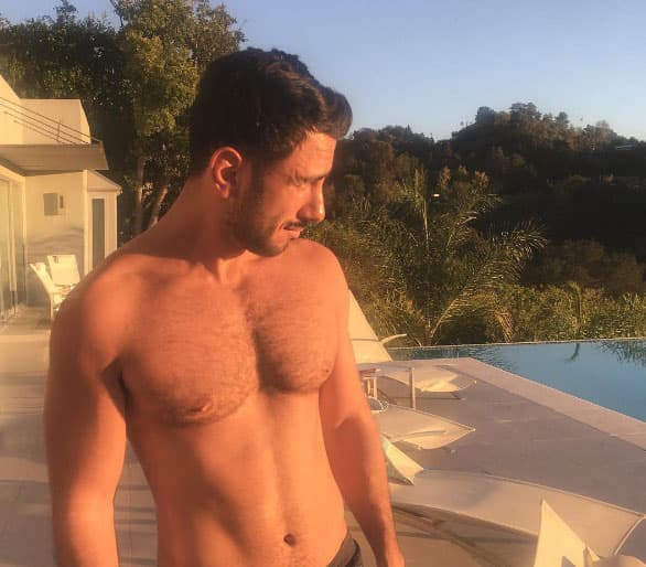 En Hollywood, disfrutando de la última hora de rayos de Sol.