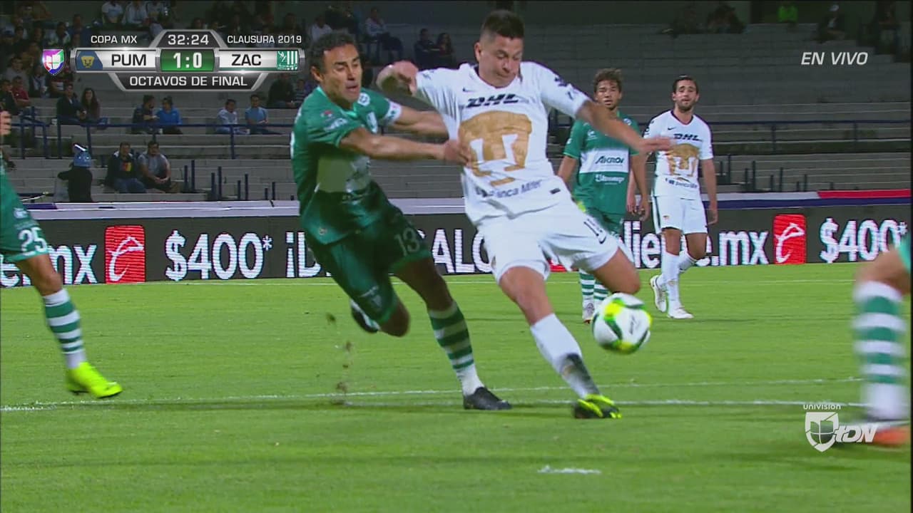 La compone y adentro: Juan Manuel Iturbe hizo el Pumas 1-0 Zacatepec