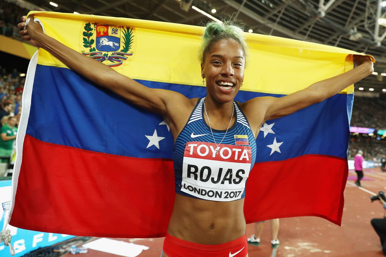 La venezolana Yulimar Rojas obtuvo plata en Río 2016, pero fue en 2017 donde estalló como la mejor del salto triple mundial y se confirmó como una reina mundial del atletismo con su belleza y talento.