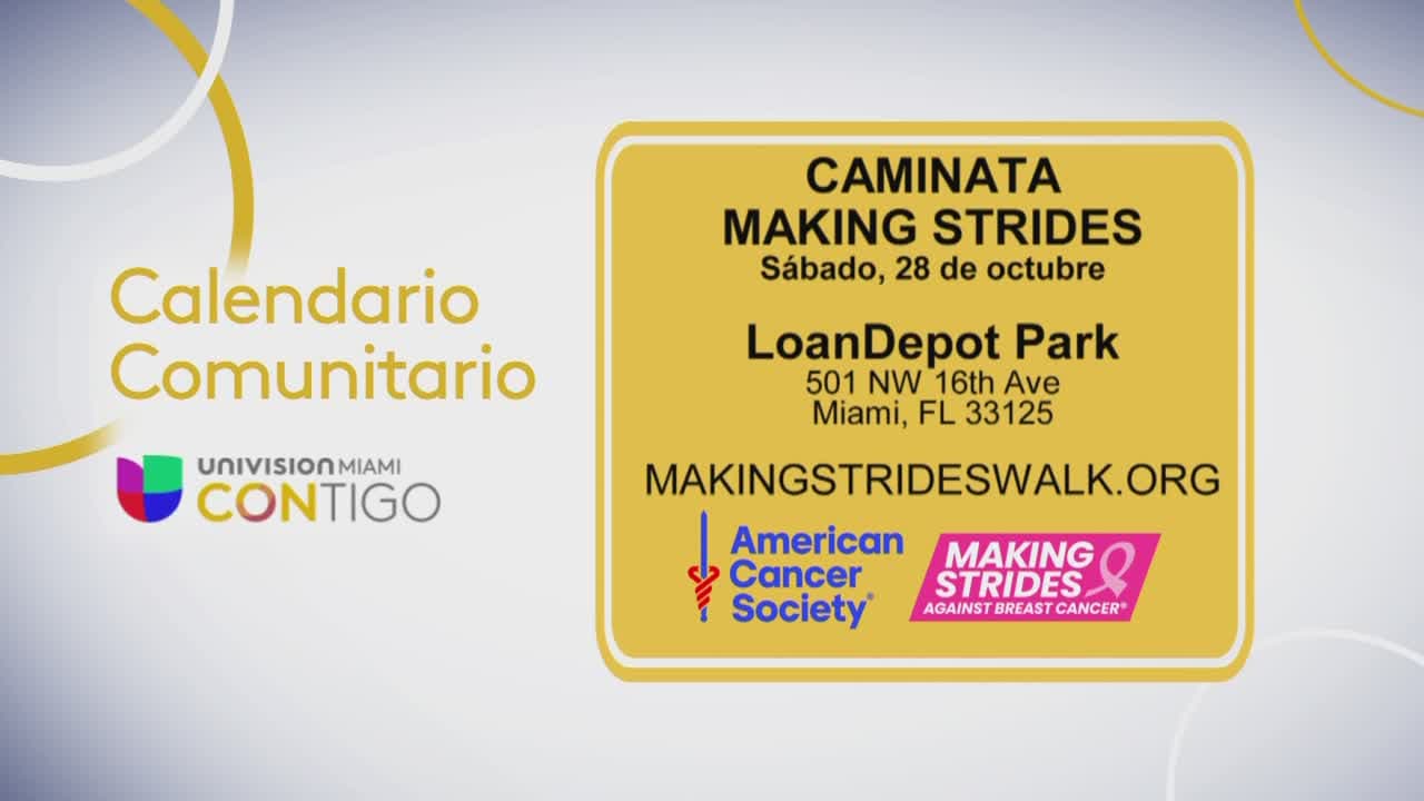 Caminata Asociacion Americana del Cancer para prevenir el cancer de seno