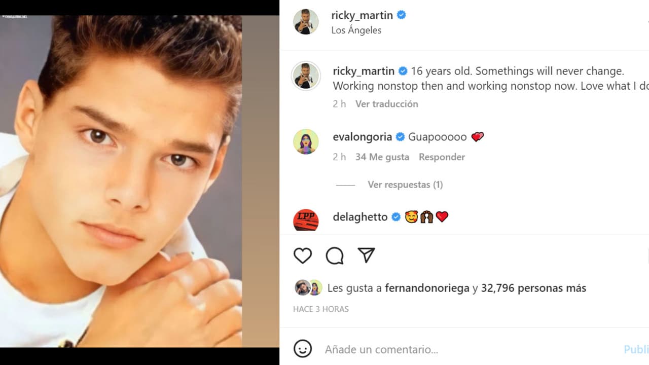 Este es el mensaje y la foto que Ricky Martin publicó tras las declaraciones de su sobrino.