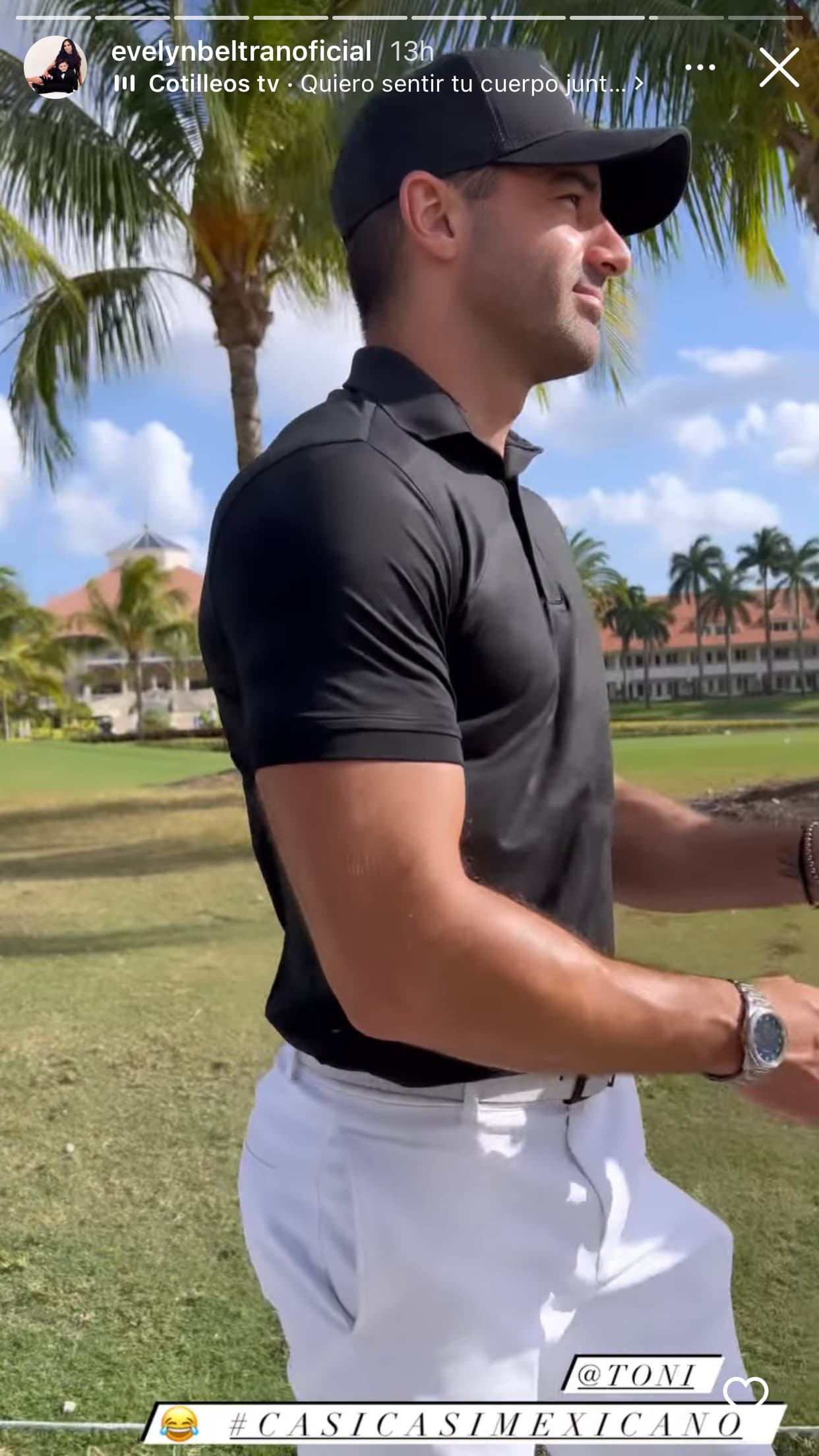 "No (fuimos infieles), 
<b>ni yo conocía a Evelyn</b> cuando yo acabé mi antigua relación que es a finales de abril del 2021, ni yo estaba con ella", sostuvo el español.
<br>