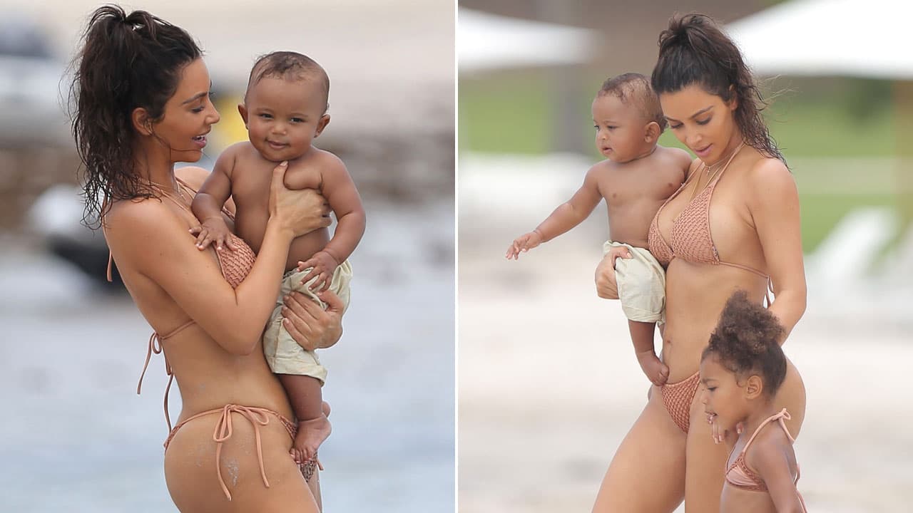 ¡Qué hermosa familia tiene Kim!