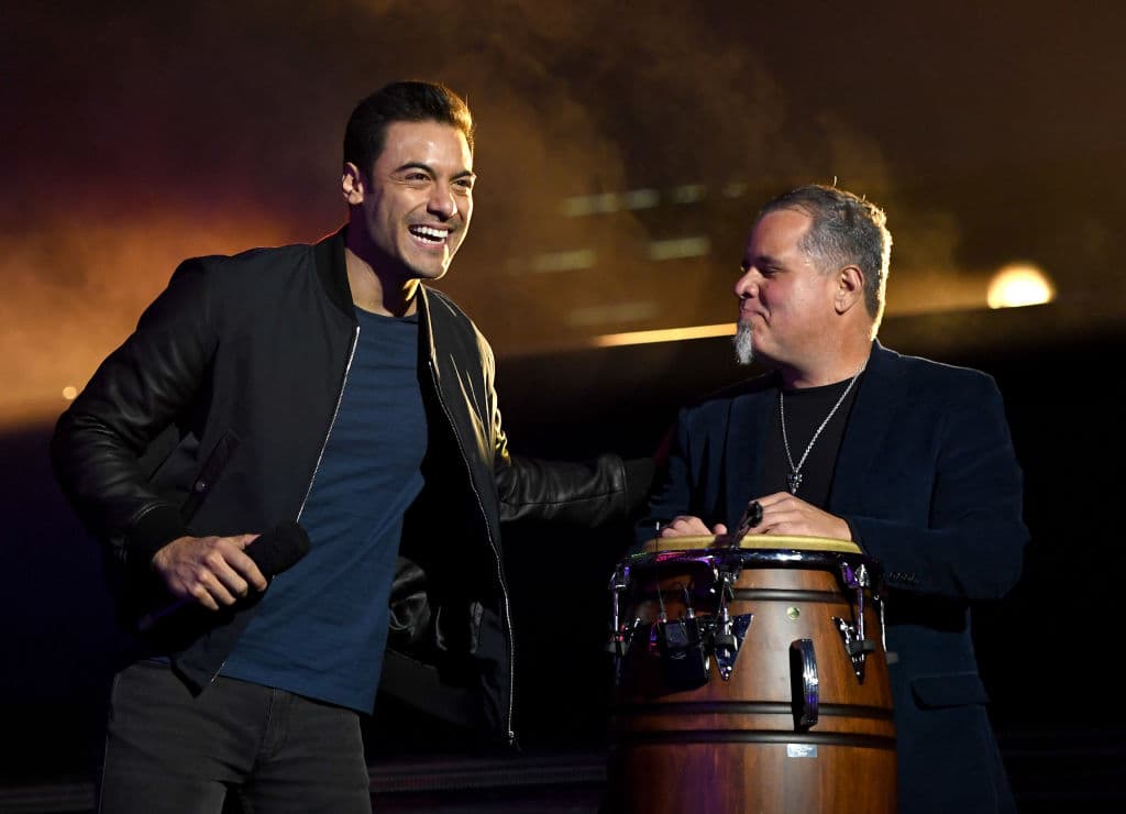 Carlos Rivera parece estar feliz con la oportundiad y el resultado de su prueba.