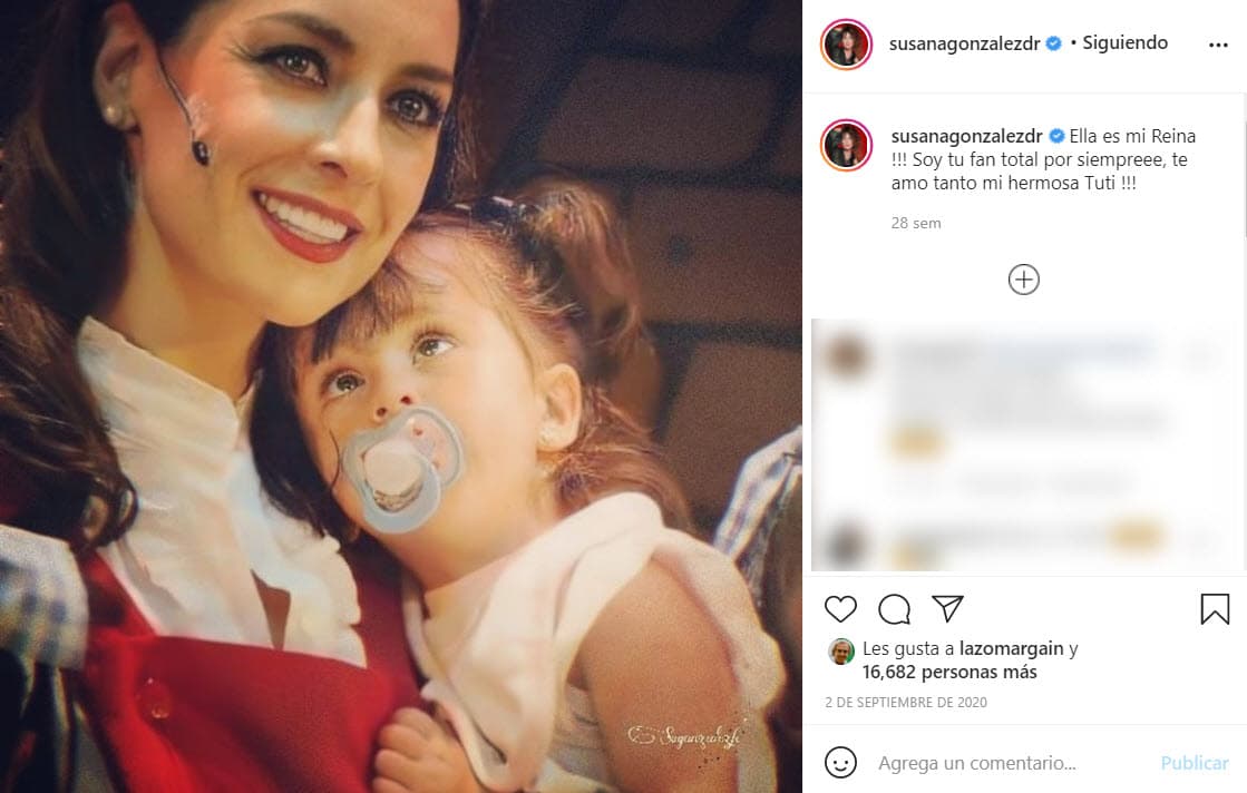 Por su parte,
<b> Susana González se convirtió en madre</b> durante su relación con el empresario Luis Elías, con quien tuvo dos hijos: Santiago, de 12 años, y Susana, de 11. En febrero de 2011, la pareja anunció su ruptura.
<br>