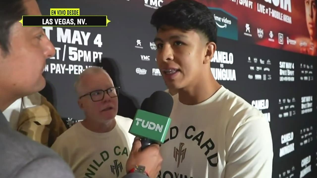 Munguía advierte a Canelo: "Traigo como cuatro pulmones"