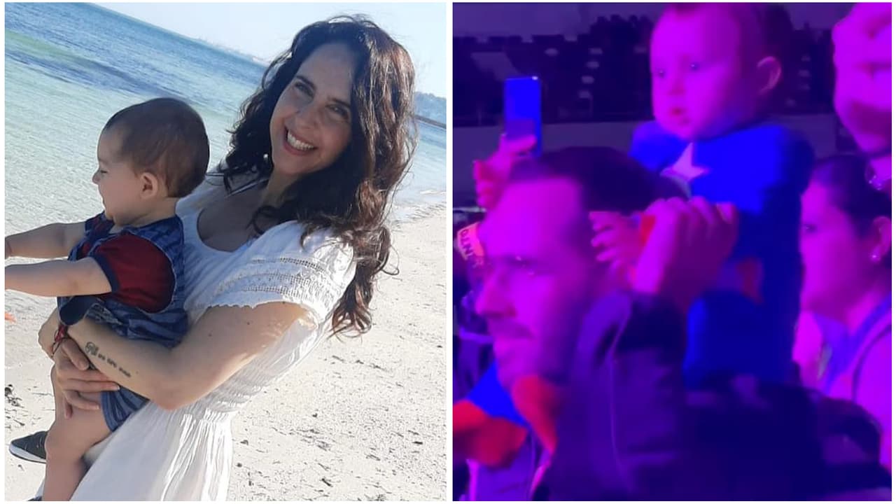 El bebé de Irán Castillo fue su mayor fan en un concierto: tiene un año y ya asiste a sus shows