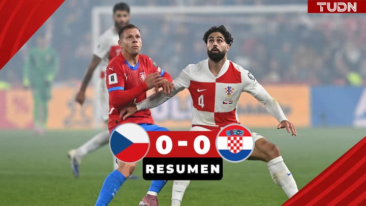 Croacia empata ante República Checa y queda cerca del Mundial 2026