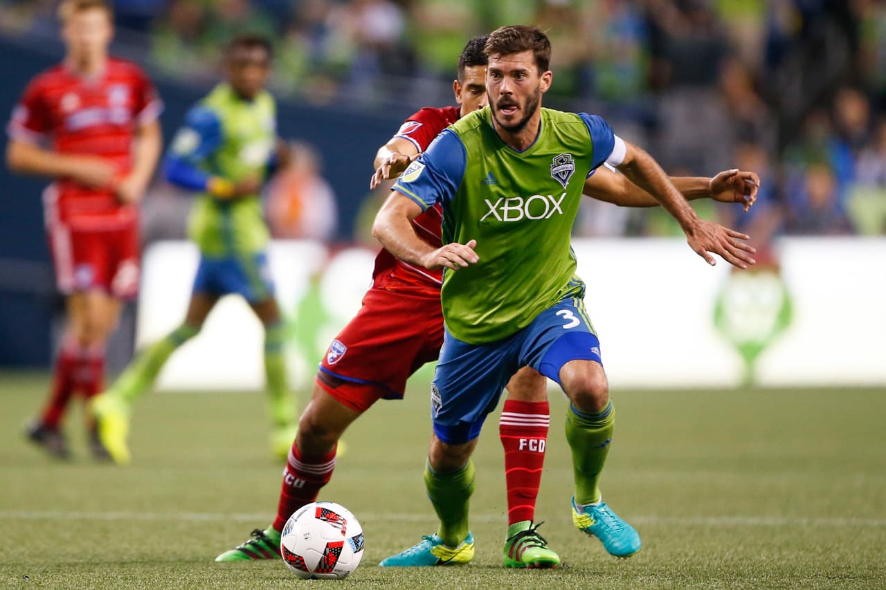 17) BRAD EVANS | El capitán de Seattle Sounders también se une a la lista de las camisetas más vendidas de la MLS. Evans ha sido parte de la selección de EE.UU. en años recientes.