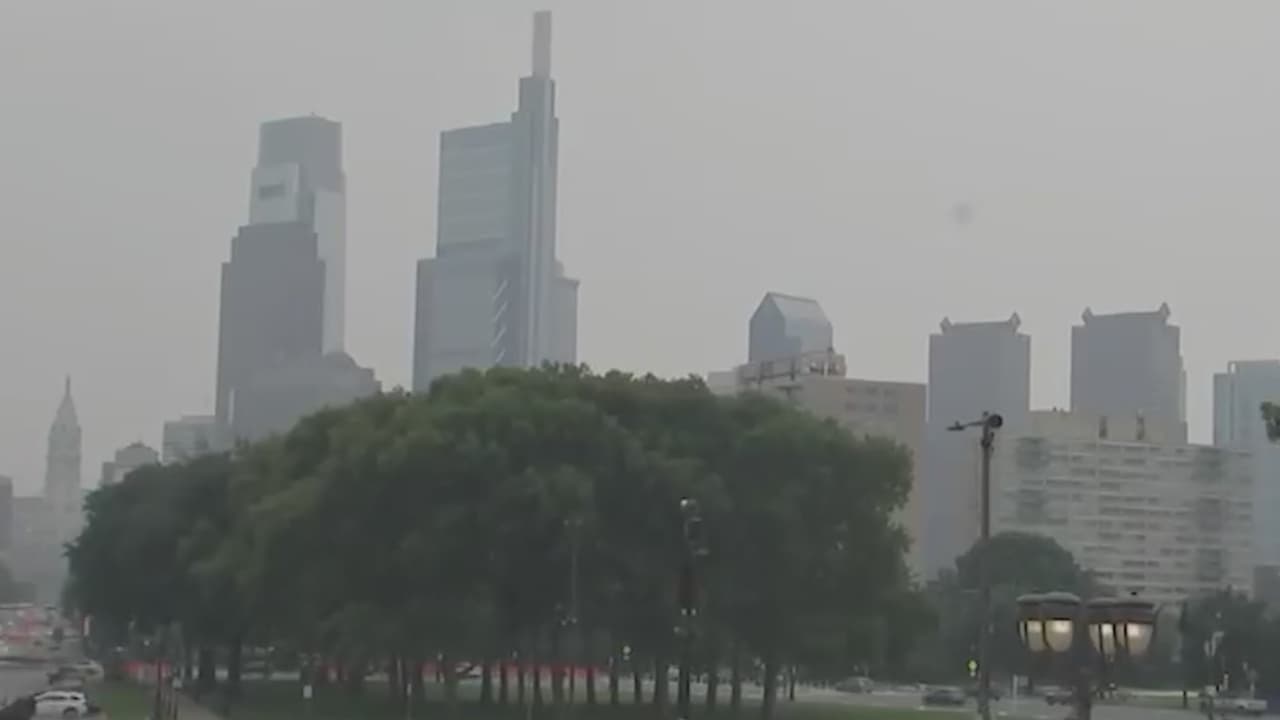 Servicios públicos de Philadelphia son suspendidos por el humo provocado por los incendios en Canadá