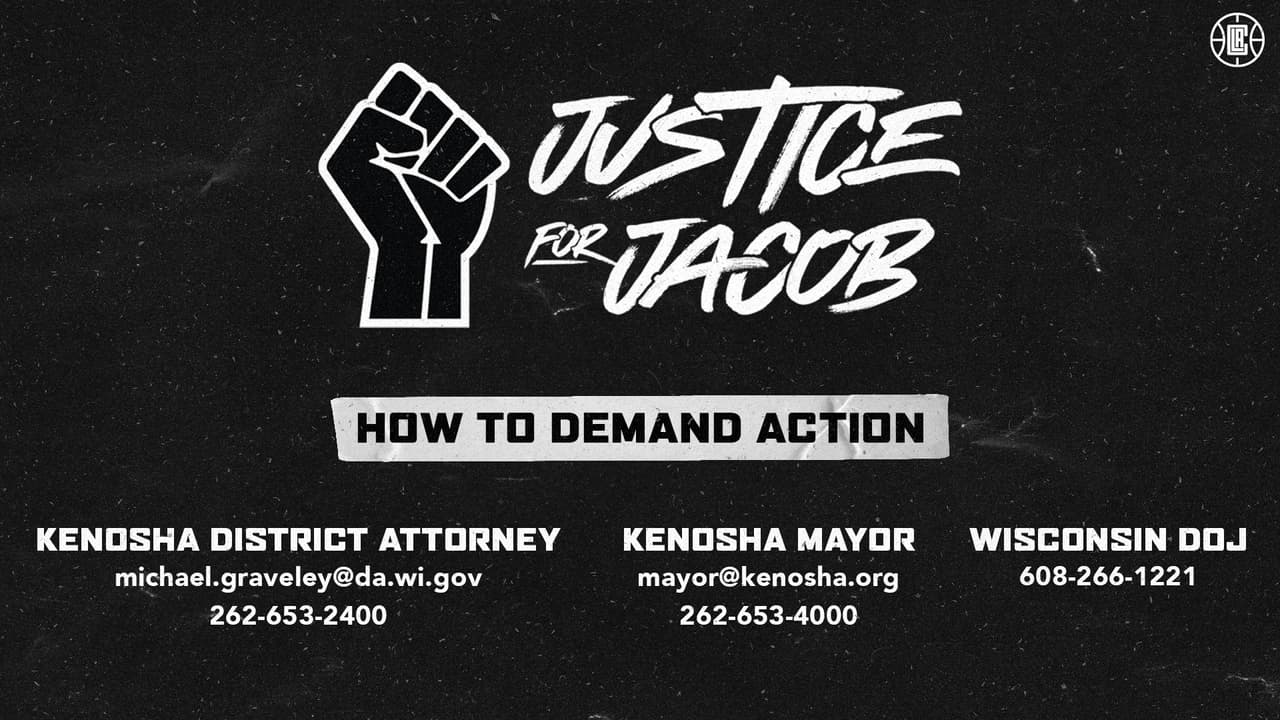 LA Clippers | Tras el caso de Jacob Blake, estos equipos se pronunciaron en contra del racismo a través de sus cuentas de redes sociales.