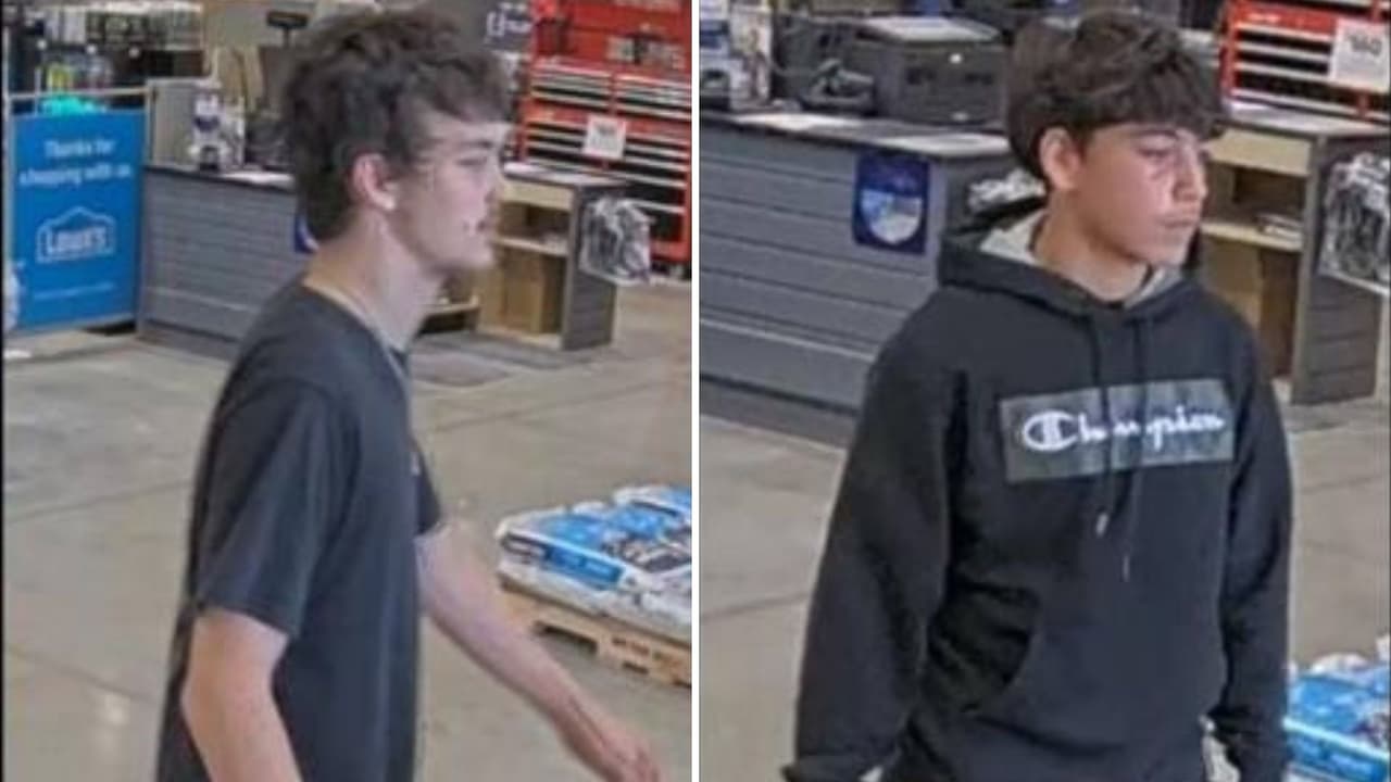 Policía de Kyle lanza alerta para localizar a dos jóvenes ladrones de herramienta