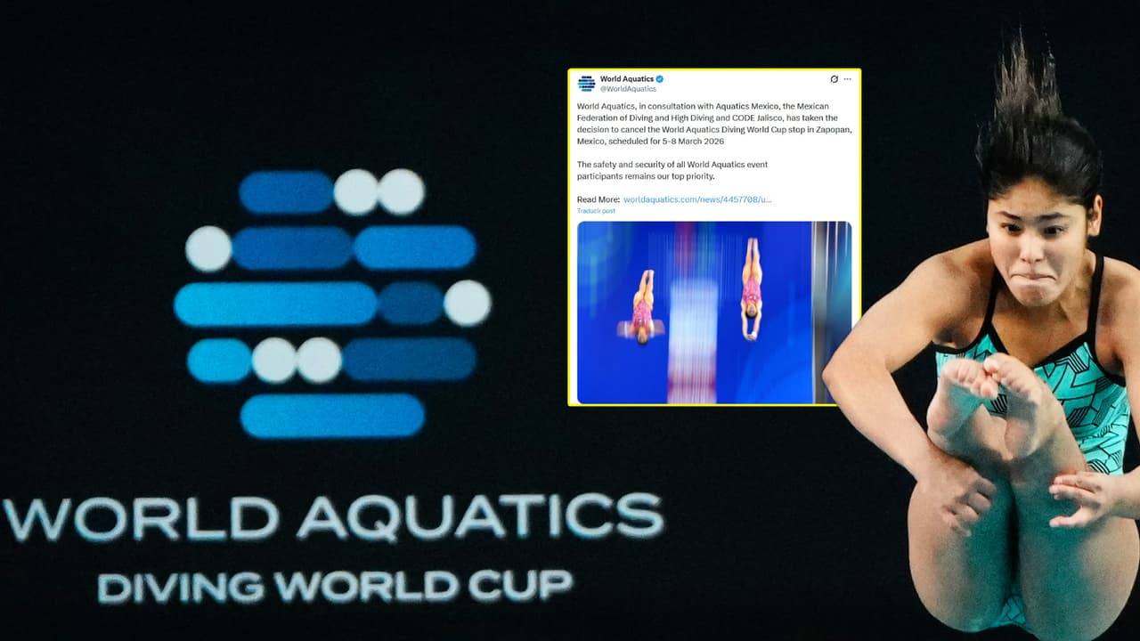 La World Aquatics cancela el Mundial de Clavados en México por temas de seguridad