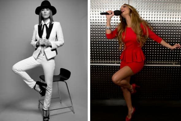 ¿Nastassja y Carolina? Si lo creas o no se trata de ellas, pero le dan un parecido a Thalía y a Laura Pausini.