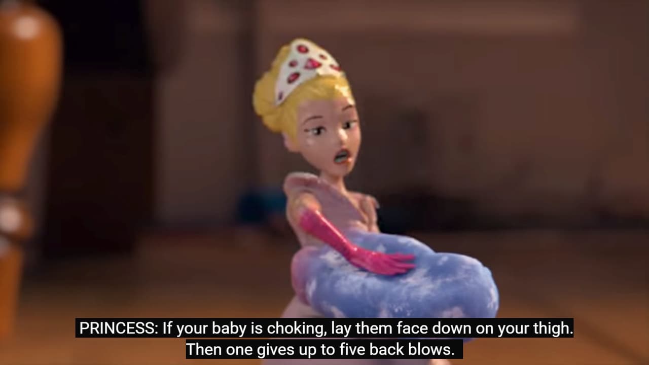 Él había visto recientemente una guía de advertencia sobre el ahogamiento en menores de las ambulancias St. John.