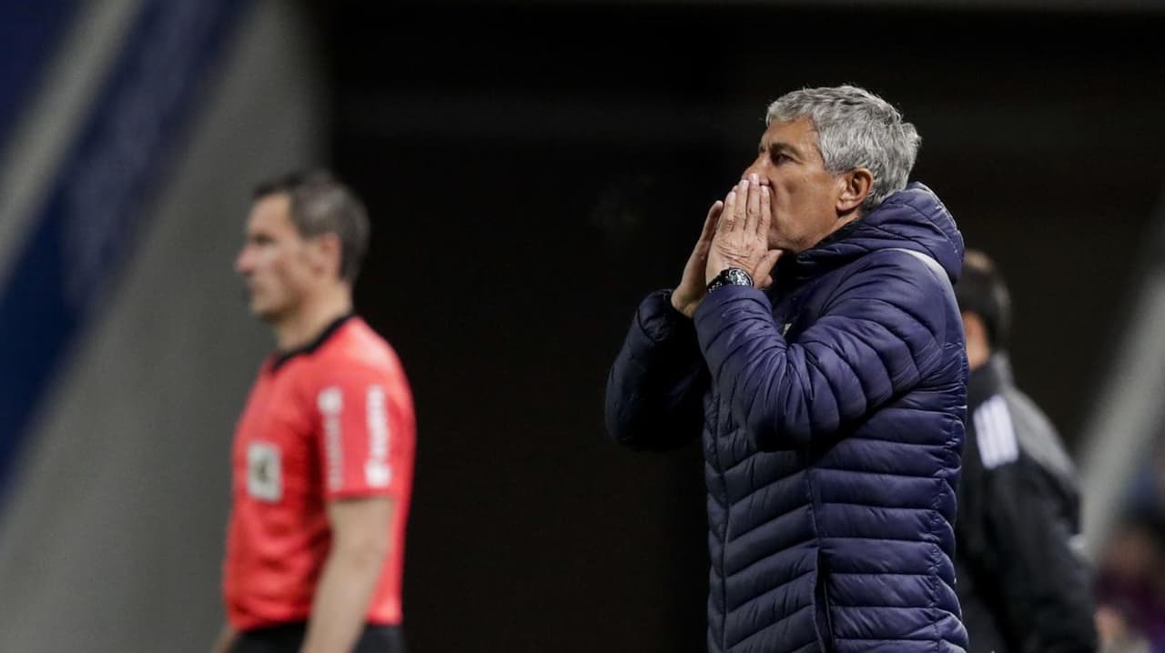 Setién a Lainez por la emoción de su primer derbi: “Debes saber controlarla”